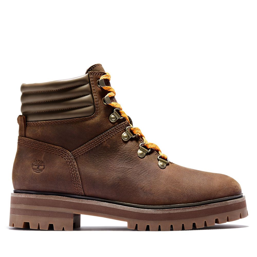 Botas Con Cordones Timberland Argentina Mujer - London Square - Marrones - SAEXQW-690